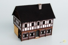 60,5 x 41,25 x 60,5 Z60018 - Z - Umgebindehaus Chrastava (Kratzau) - Bausatz